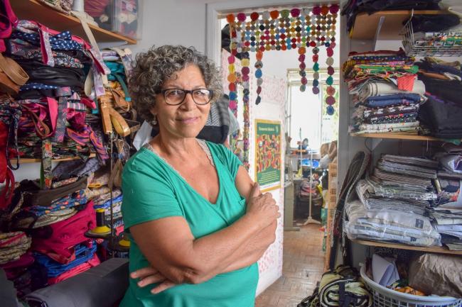Neuza Ferreira  beneficiria da Economia Solidria desde 2002