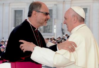 Alm da visita ao Oriente Mdio, Dom Mol tambm foi recebido pelo Papa Francisco no Vaticano