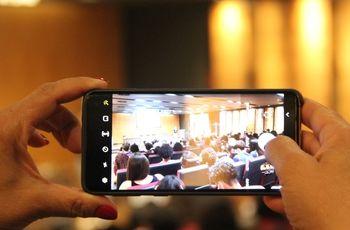 Evento aconteceu no auditrio e reuniu aproximadamente 200 estudantes